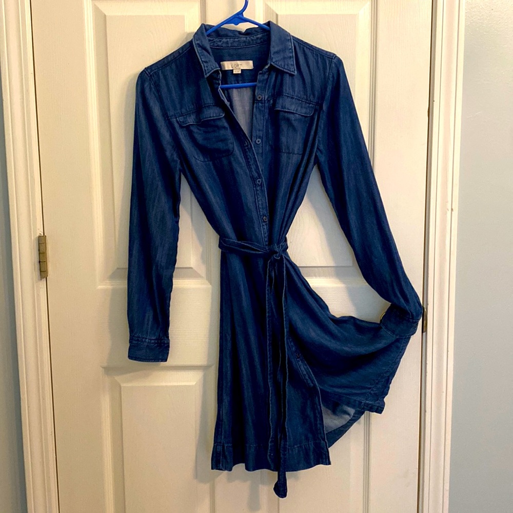 Denim dress